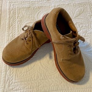 Boys SPERRY Top-Sider Suede leather shoes 1 youth